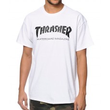 Camiseta Manga Corta Thrasher Skate Mag Blanca